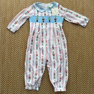 NWT Smocked Nutcracker Longall